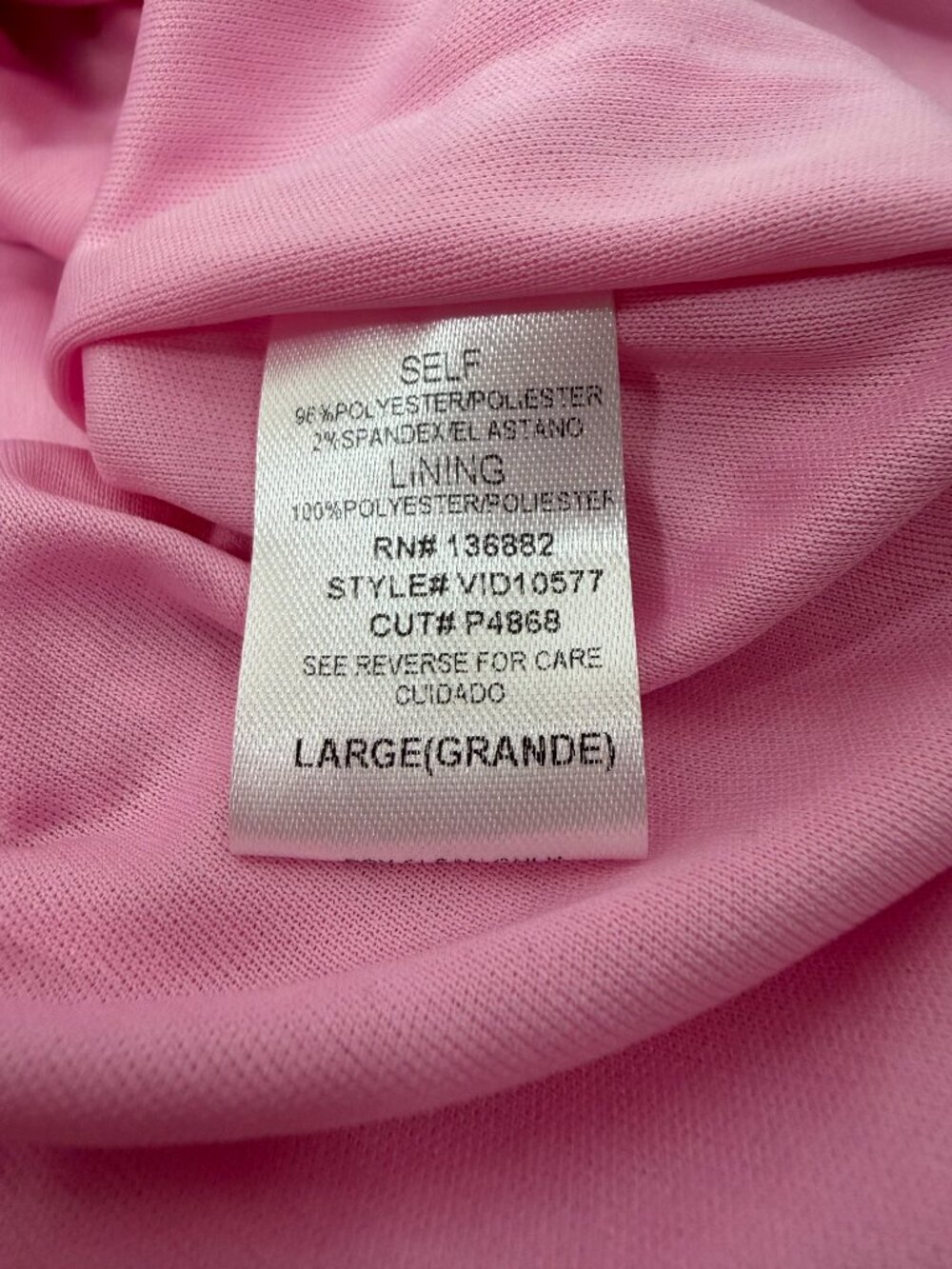 Lime Lush Hot Pink Sequin One Shoulder Mini Cocktail Dress Size Large - Picture 7 of 7